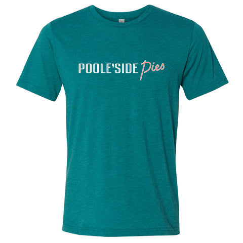 Logo Tee, Poole'side Pies, "Wait 30 Minutes" Green (25% off!!!)