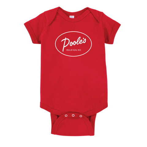 Logo infant-onesie, Poole's Diner