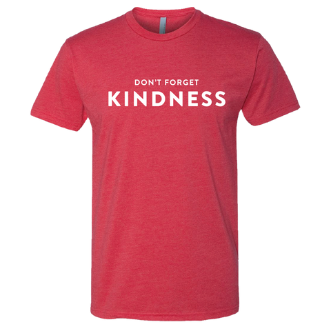 "Don't Forget Kindness" T-Shirt, Poole's Diner, Red