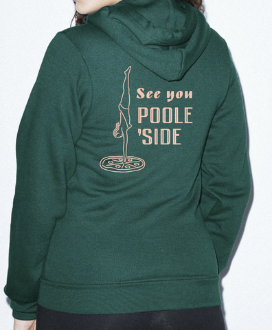 Poole'side Hunter Green Diver Hoodie