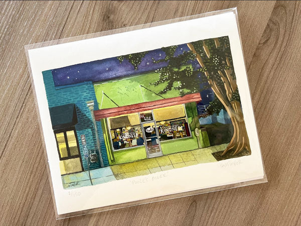 'Print,  Poole's Diner, 15 years! - Signed + Numbered